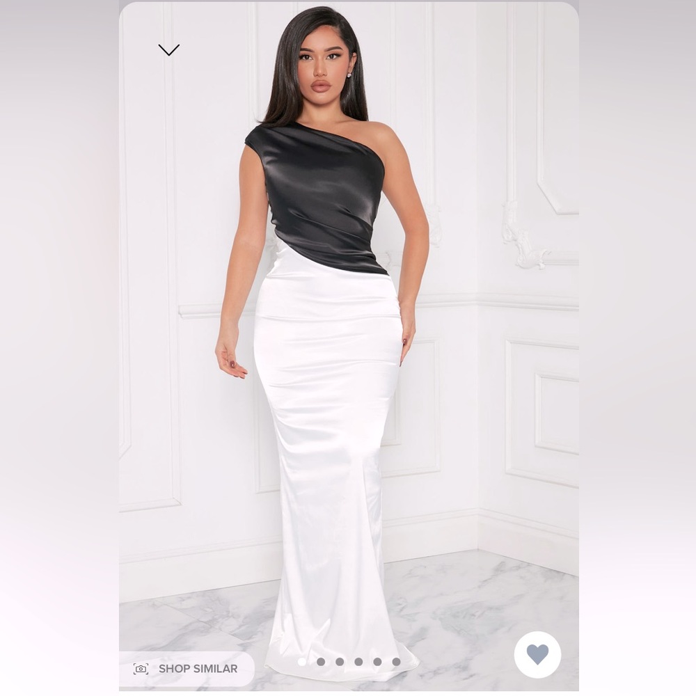 Black and White Gown